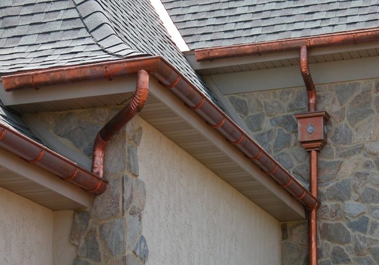 Copper Gutters and Downpipes in Dublin - Metclad.ie